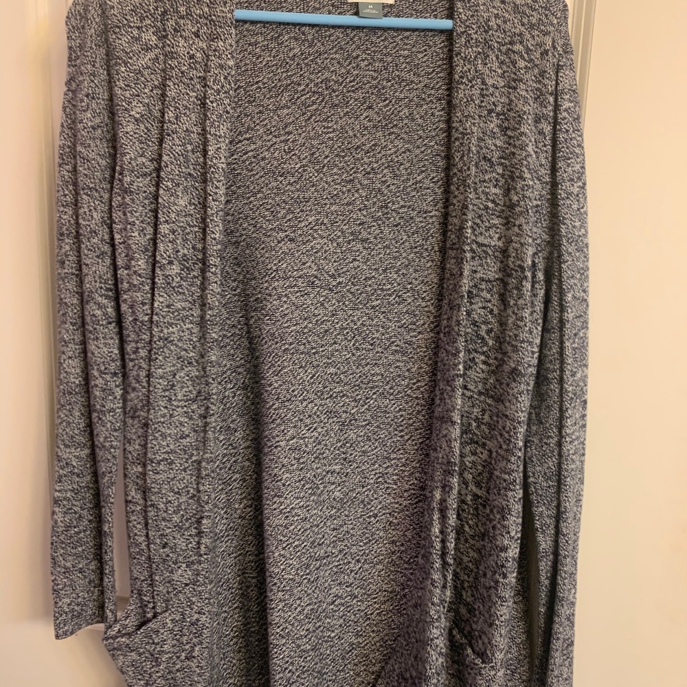Navy/Peppered Cardigan